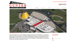 Desktop Screenshot of gunterroofing.com