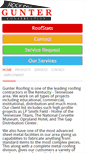 Mobile Screenshot of gunterroofing.com